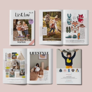 Liz & Lou magazine editorial