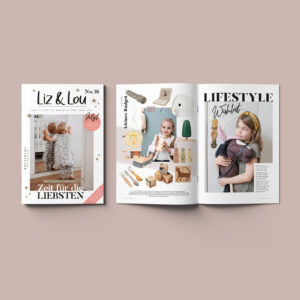 Fashion Kids Magazine layout