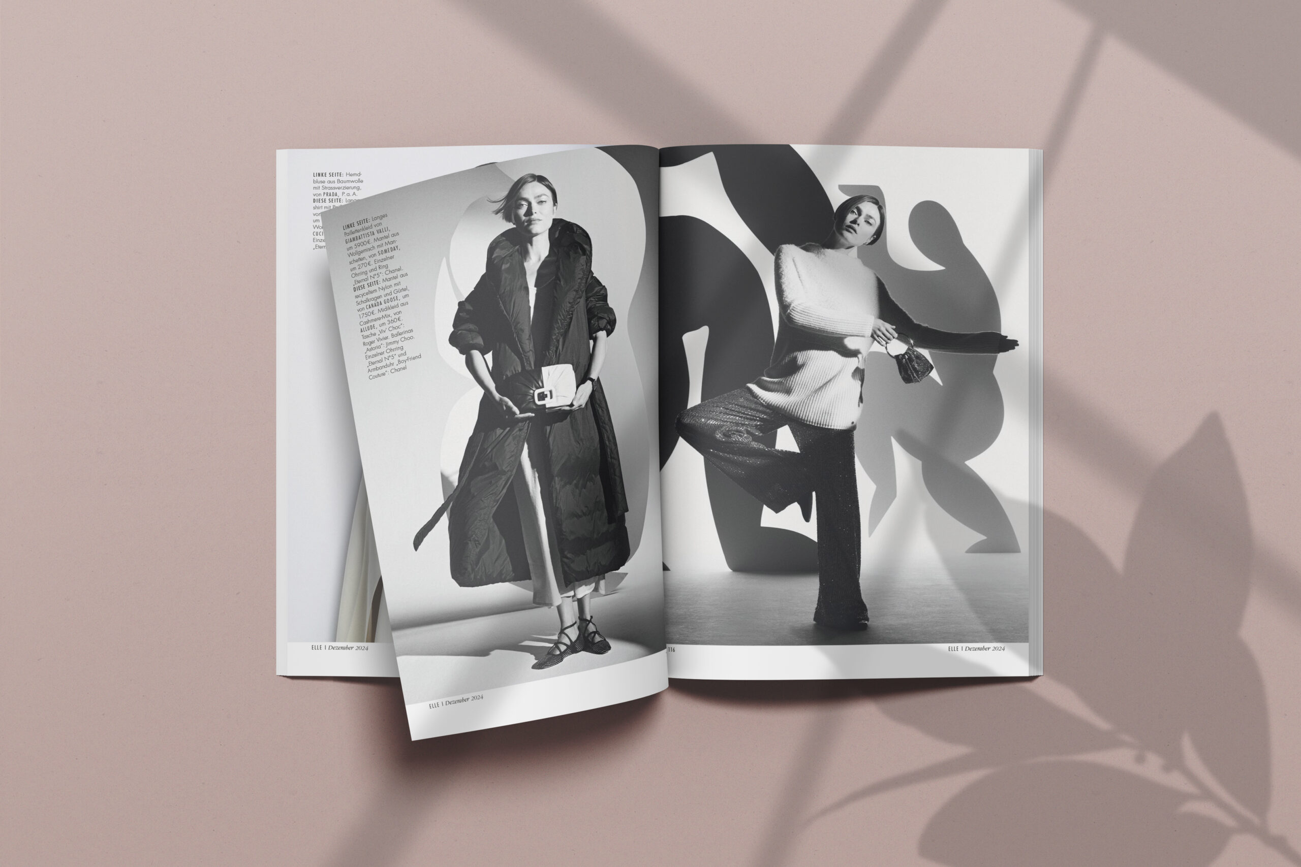 Elle Modeproduktion Paperart Magazine